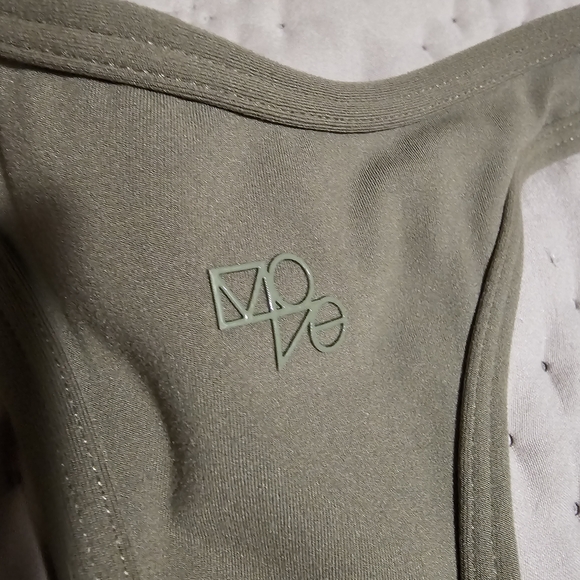 HnM Olive Green Women's High-Waisted Sport Set Sz L - Picture 6 of 6